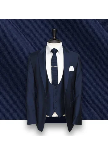 Costume Bleu 3 pièces